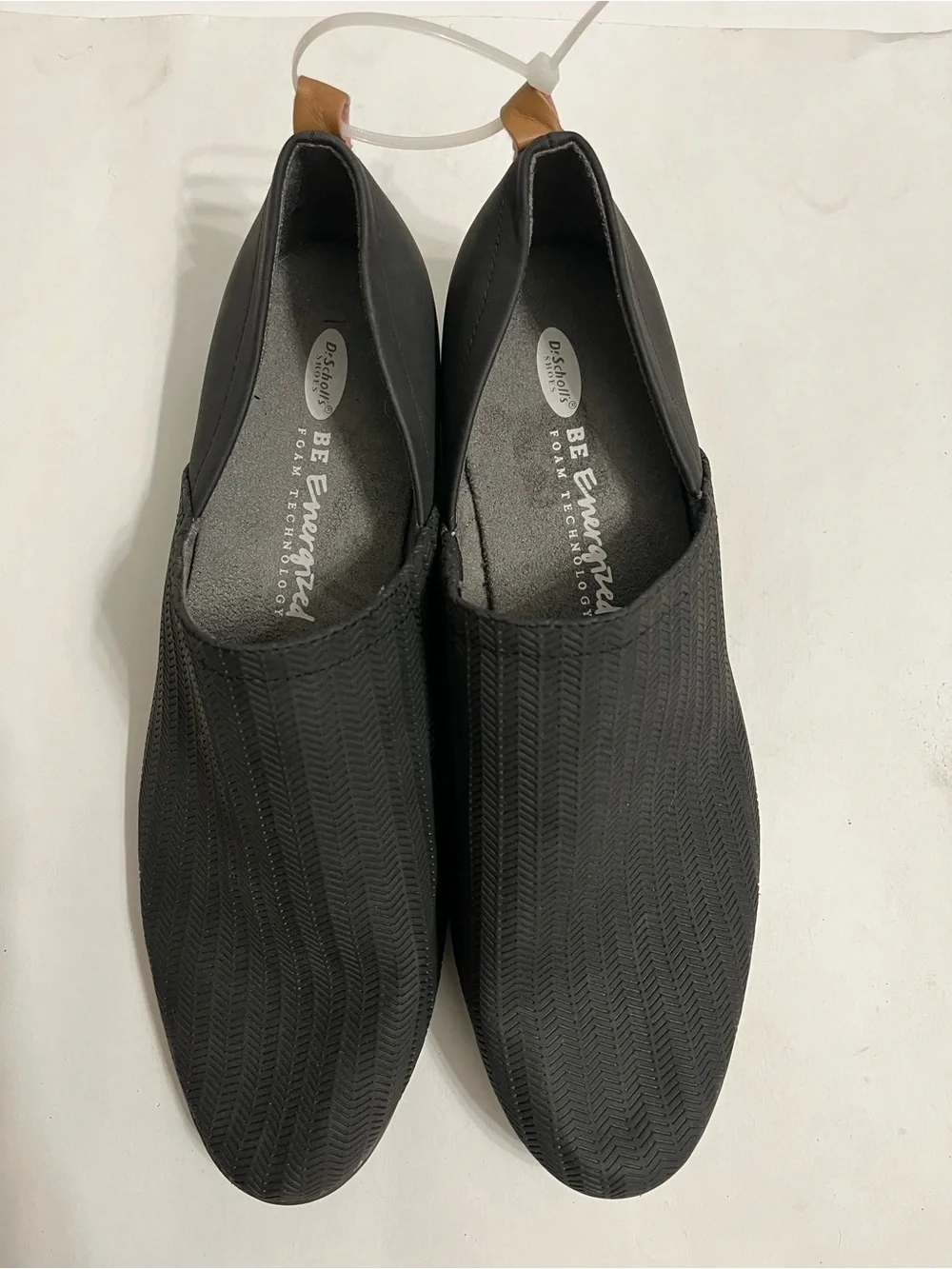 Dr. Scholl's Men’s Black Slip-On Textured Loafers